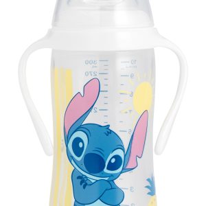 Biberon Tétine Plate à poignées amovibles 300ml Stitch