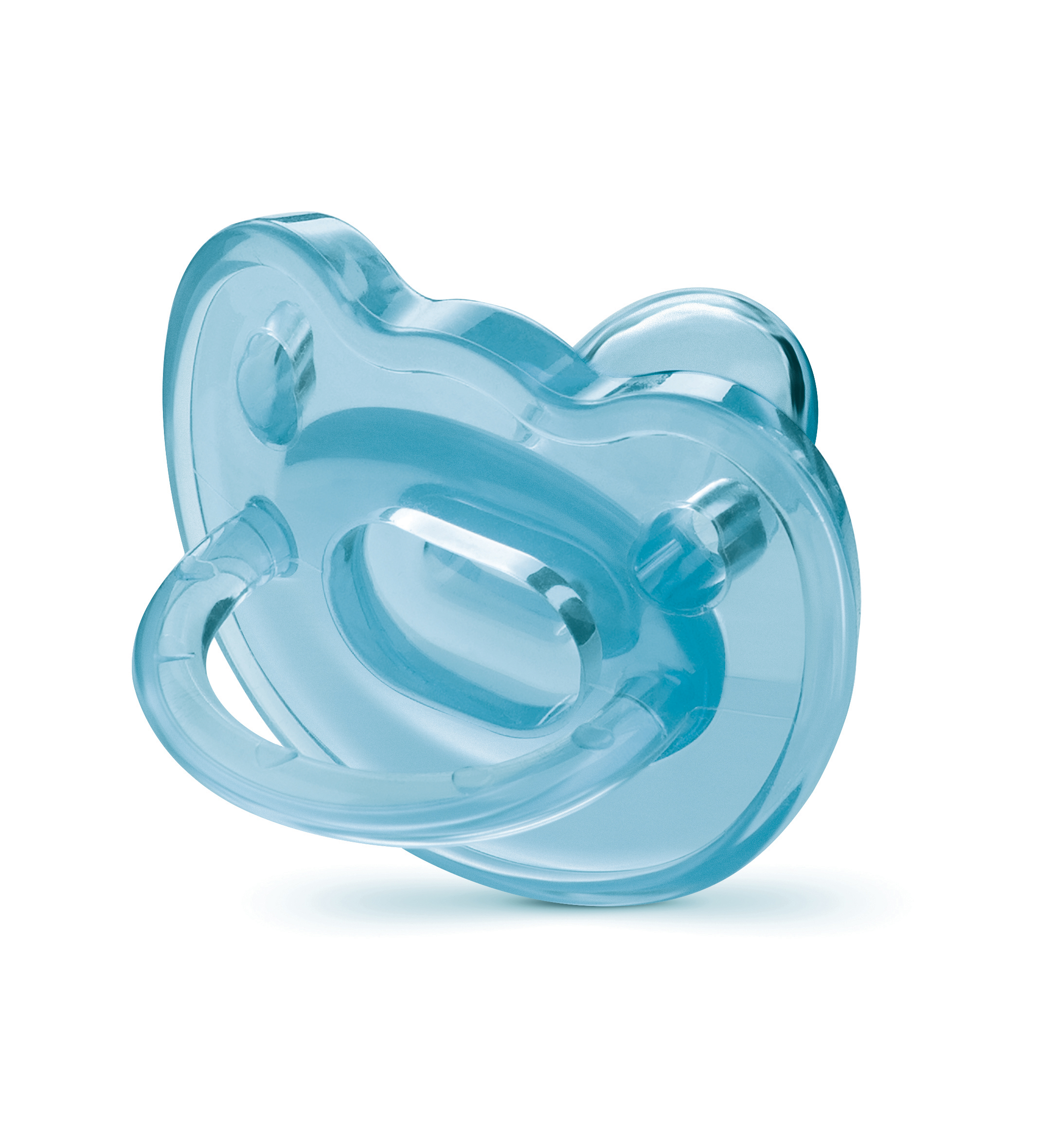 Bébisol - Sucette physiologique transparente silicone 6 mois+