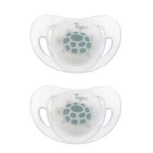 1 sucette physiologique 100% silicone 0-6m - Tigex
