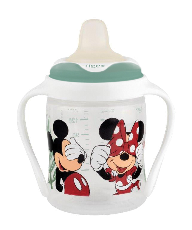 Tasse embout bec souple 150ml Mickey Minnie - Tigex