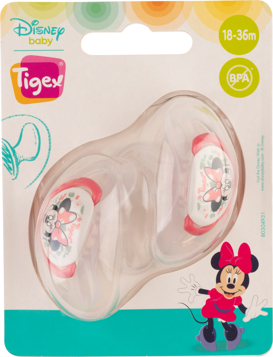 2 CHUPETES SOFT TOUCH FRIENDS 18-36 meses - Tigex