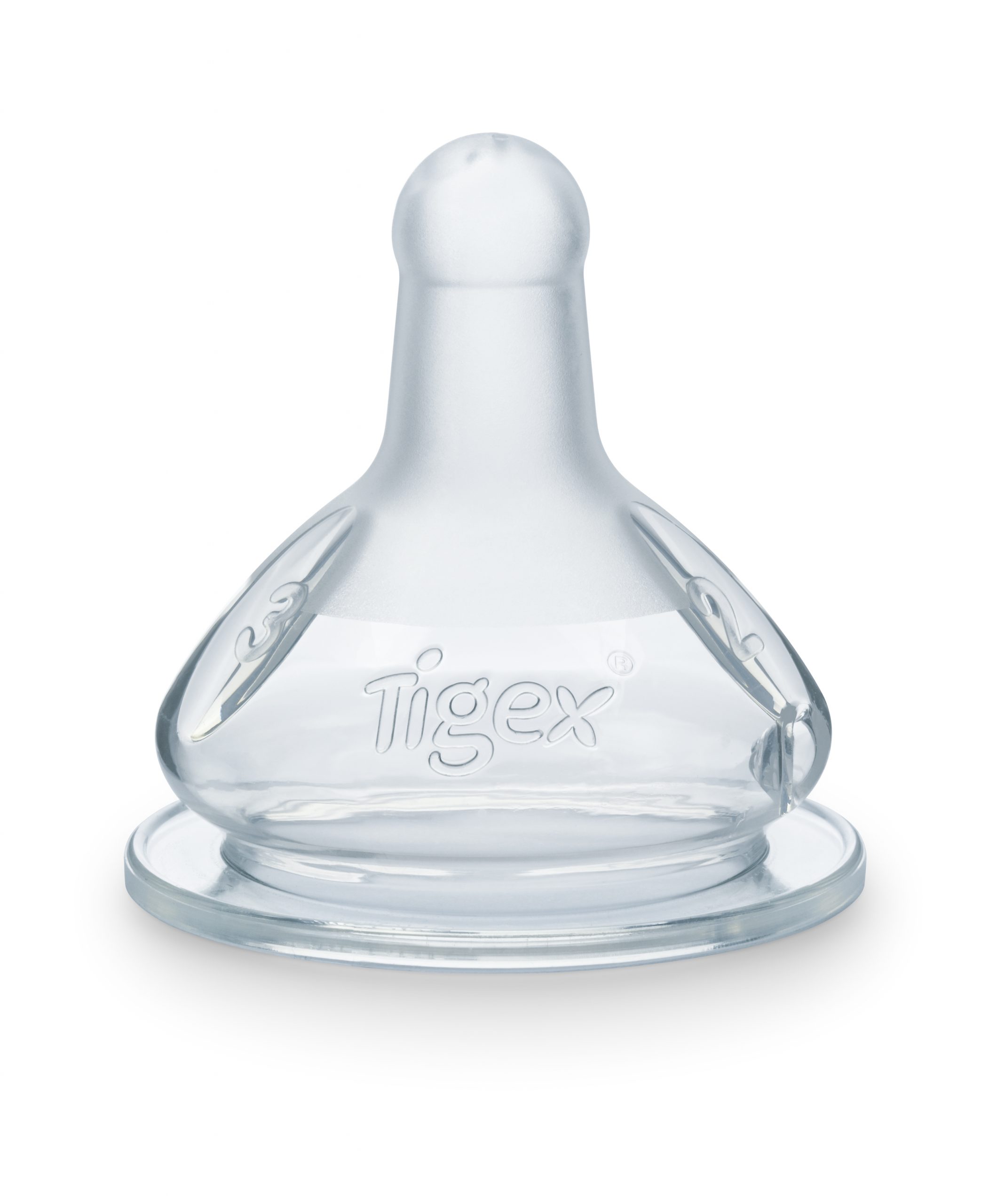 Tigex biberon col etroit air control tétine silicone +6 mois