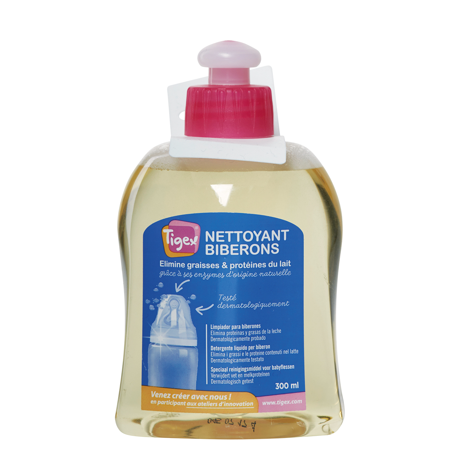 Liquide nettoyant spécial biberons 300 ml - Tigex