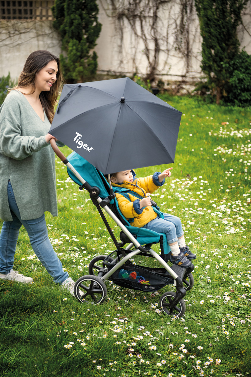 Ombrelle Poussette Universelle, Parasol Anti UV pour Poussette