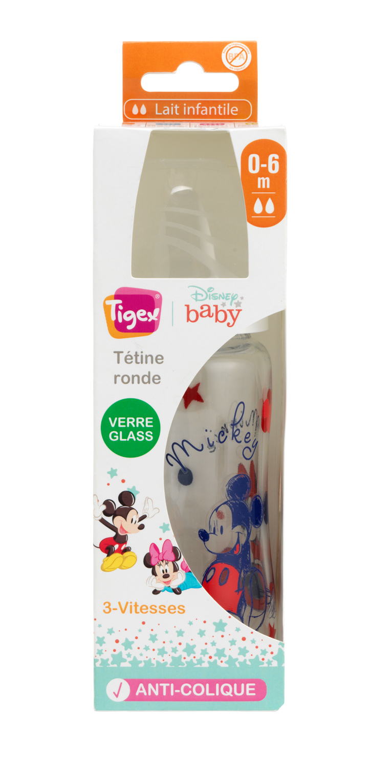 Biberon 3 vitesses 300 ml 0-6m mixte de Tigex sur allobébé